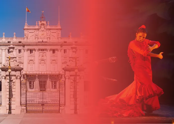 Visit to the Royal Palace of Madrid with Audioguide + Flamenco Show