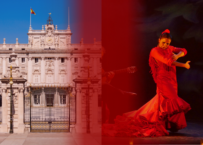 Visita al Palacio Real de Madrid con Audioguía + Espectáculo de Flamenco