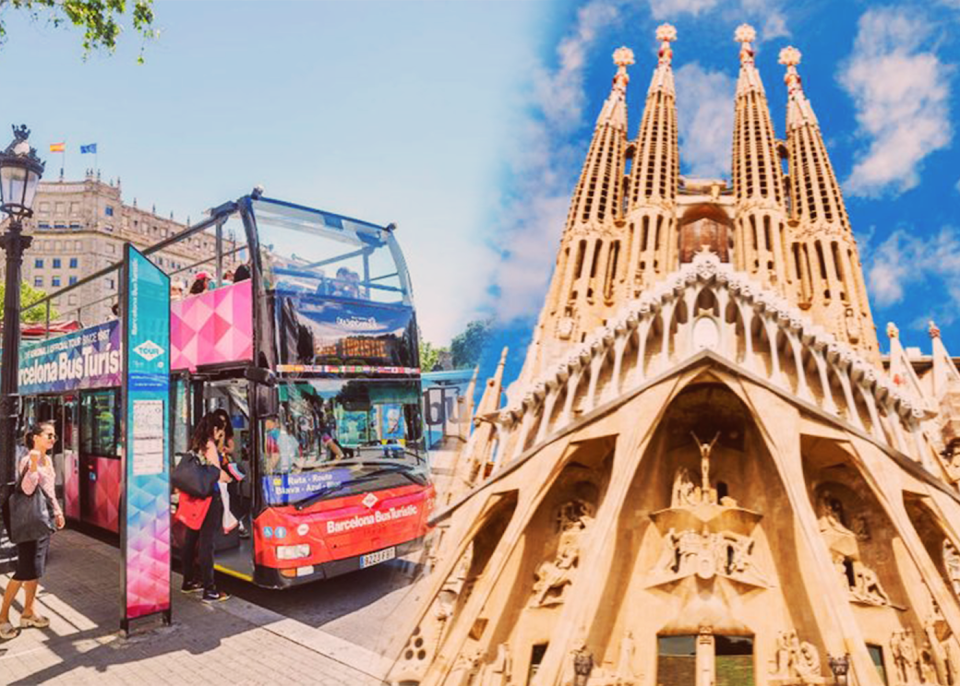 Sagrada Familia + Barcelona Panoramic Bus