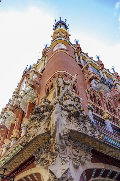 Entrada al Palau de la Música Catalana con Audioguía