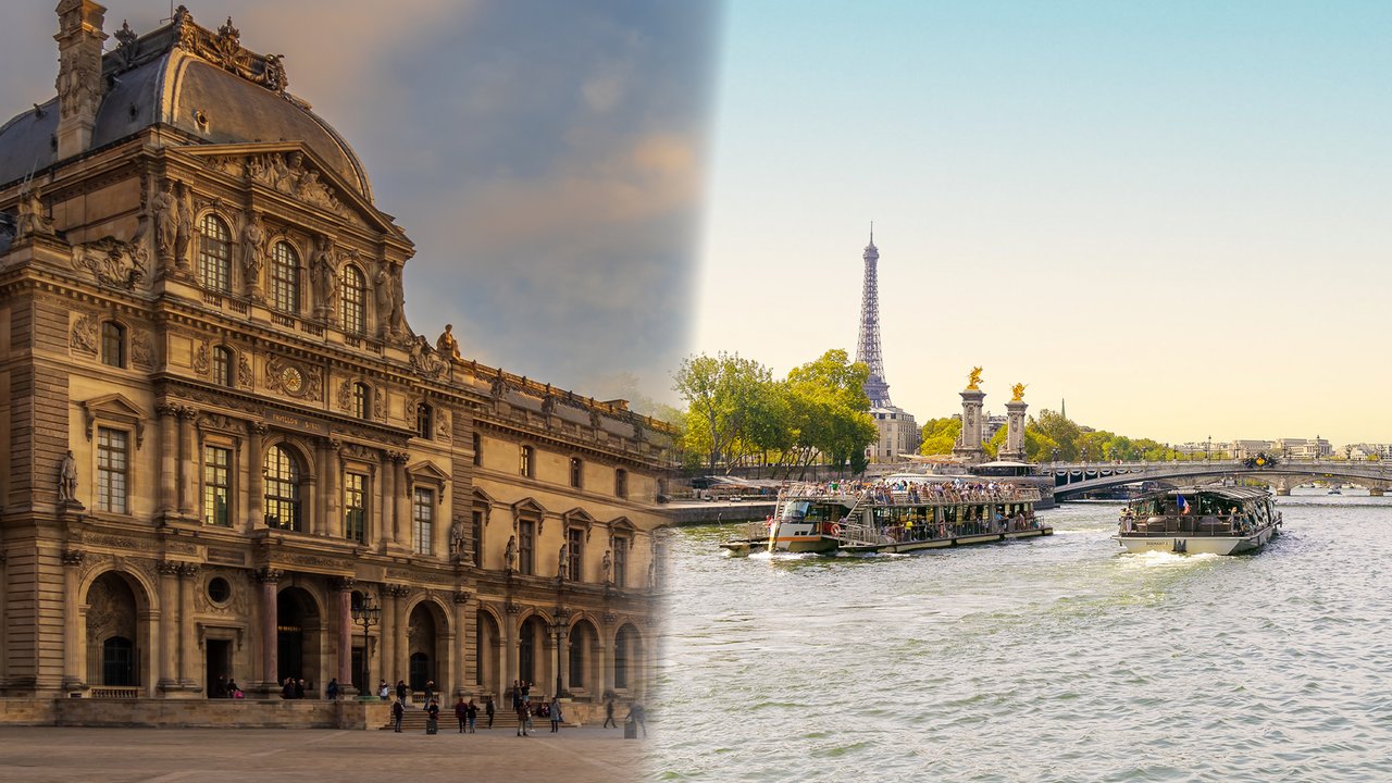 Billet au Musée du Louvre avec Audioguide + Croisière sur la Seine