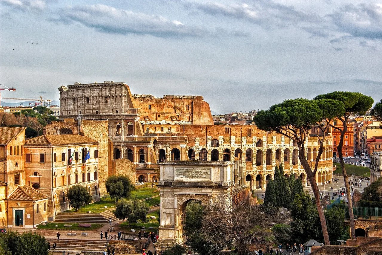 Coliseo + Arena, Foro Romano y Colina Palatina: Entrada sin colas